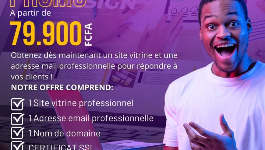 PROMO SITE WEB PROFESSIONNEL